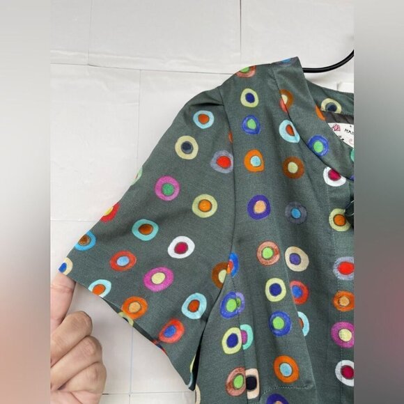 Maison common silk midi dress size 38/6 - Picture 5 of 13